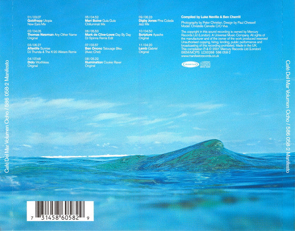 CD Various – Café Del Mar Volumen Ocho - USADO